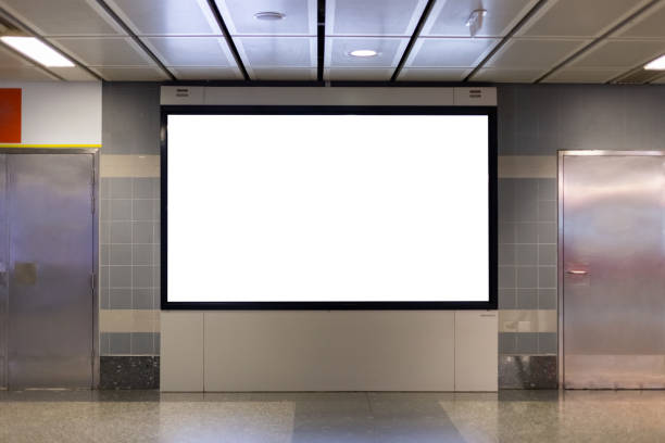 istock Blank advertising billboard in public. 1175019839