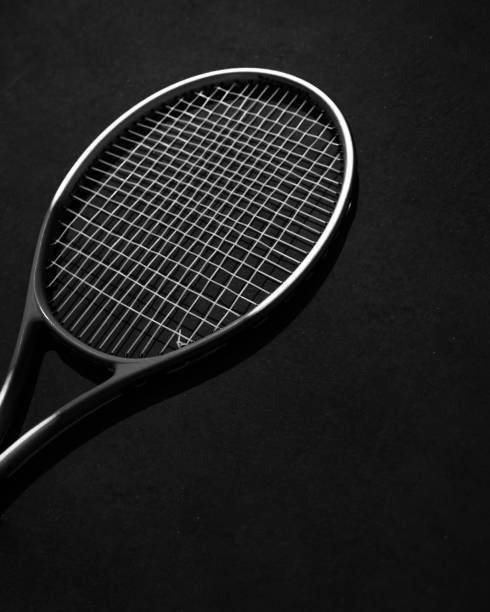 istock Tennis racket on the ground. 1175023398