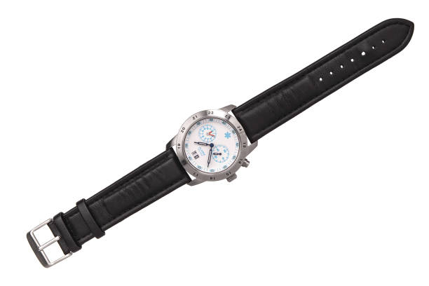 istock Modern men's wristwatch isolate on a white background. Chronometer Watch 1175030144