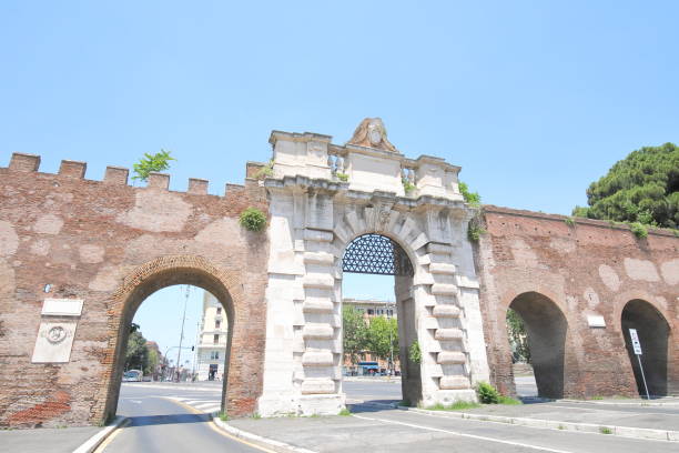 istock Piazza Appio San Giovanni gate historical building Rome Italy 1175037320