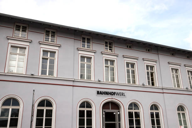 istock historic train station werl in germany 1175038710