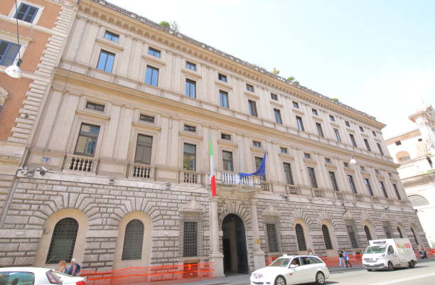 Ministry of Economy and Finance department Rome Italy stock photo