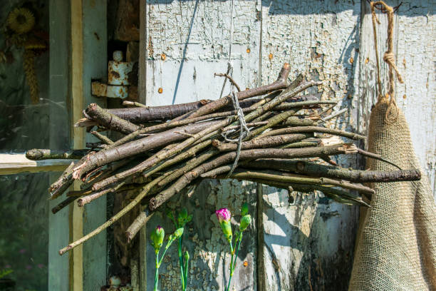 istock Kindling wood hanging up to dry 1175041924
