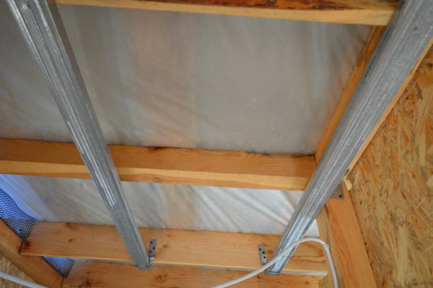 istock Installation of a metal profile for drywall 1175044885