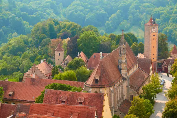 Photo of Rothenburg ob der Tauber, aerial view