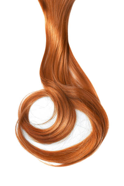 istock Red hair, isolated on white background 1175047378
