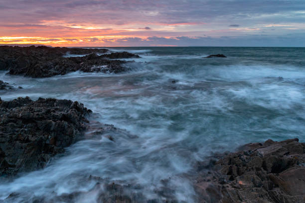 istock seascape at Westward Ho! in North Devon at sunset 1175051880