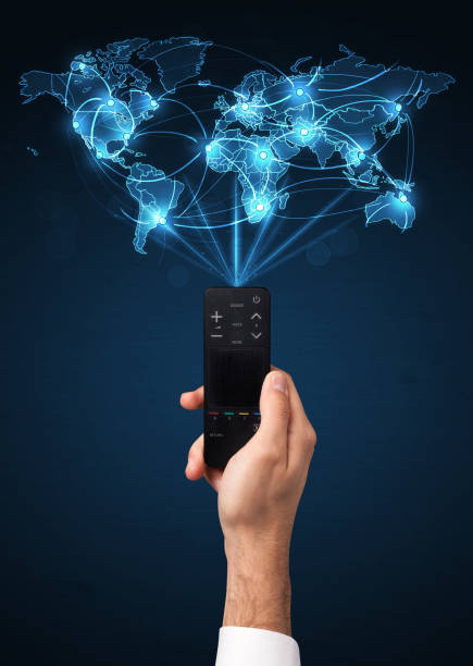 istock Hand with remote control, social media concept 1175051965