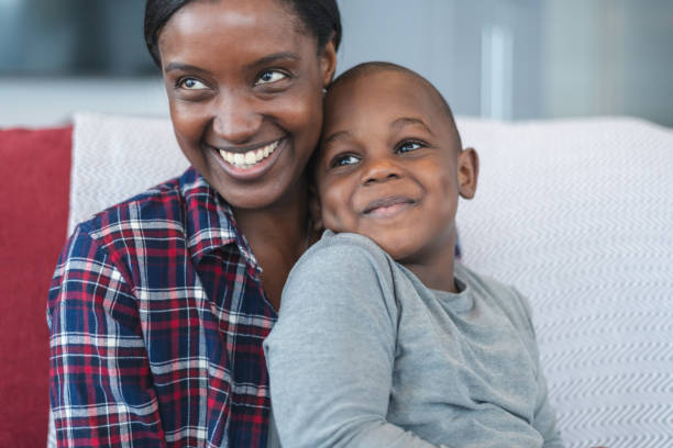 istock Precious moment between mother and son 1175052342