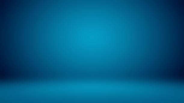 Empty Dark blue with Black vignette Studio well use as background Empty Dark blue with Black vignette Studio well use as background. turquoise coloured stock pictures, royalty-free photos & images