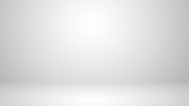 White studio with soft lighting on the wall and floor White studio with soft lighting on the wall and floor. point of view photos stock pictures, royalty-free photos & images