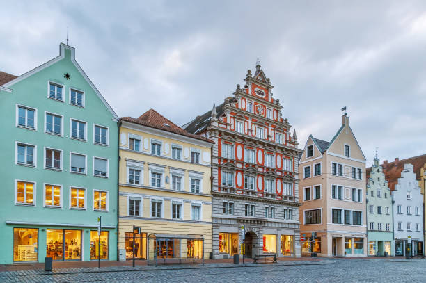 istock Old Town street in Landshut, Germany 1175055313