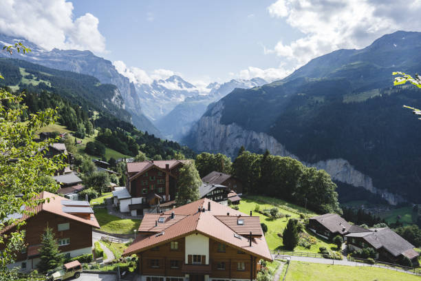 istock Lauterbrunnen Valley overview 1175056619