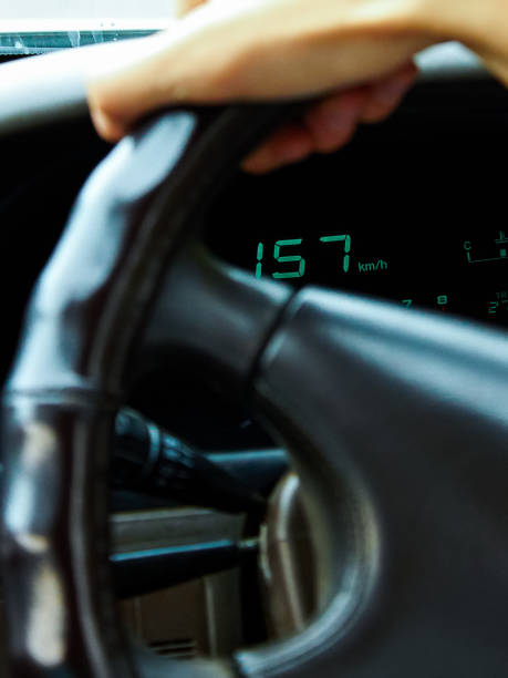 istock steering wheel speed 157 km h closeup 1175062075