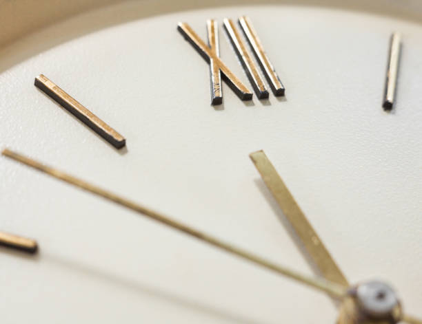 istock Clock face of the old wall clock 1175065347