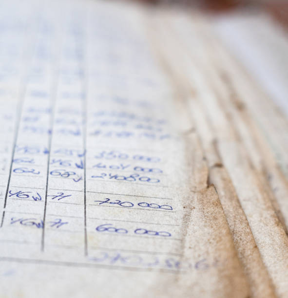 istock Old paper documents in the archive 1175068560