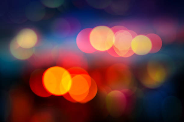 istock Abstract colorful bokeh texture . Christmas background. 1175070622