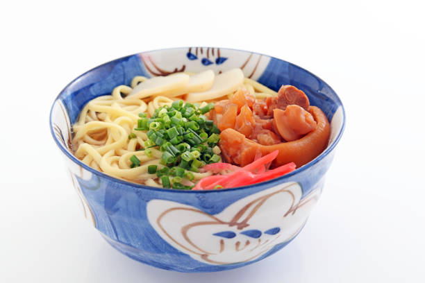 Okinawa soba noodle with pettitoes