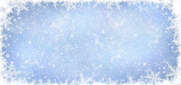 istock Decorative Christmas background with bokeh lights and snowflakes. 1175073282