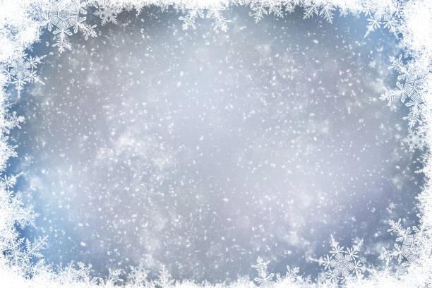 istock Decorative Christmas background with bokeh lights and snowflakes. 1175073435