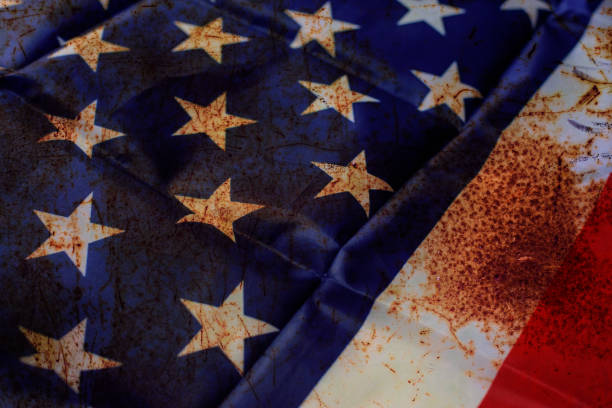 istock Grunge American Flag 1175077242