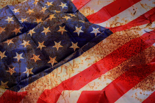 istock Grunge American Flag 1175077322