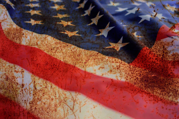istock Grunge American Flag 1175077364