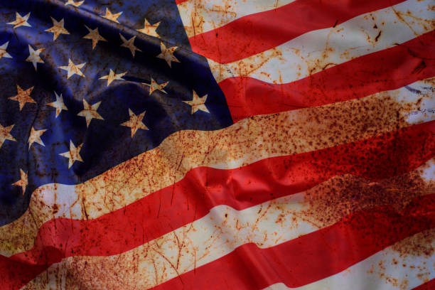 istock Grunge American Flag 1175077379