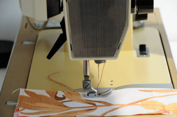 istock the sewing machine is prepared for the process of sewing clothes 1175078170