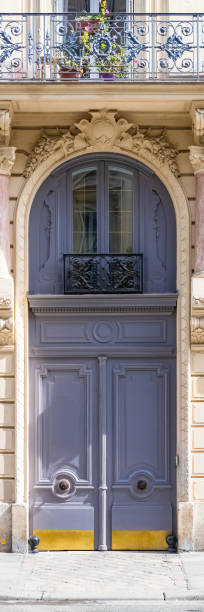 istock Paris, wooden door 1175078722