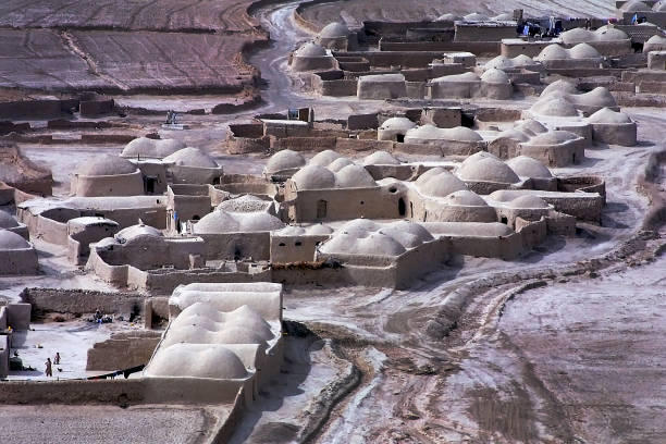 village afghan - kandahar photos et images de collection