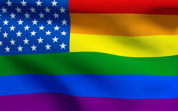 istock USA/LGBT flag 1175087015