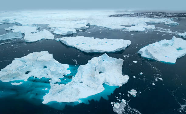 istock Massive Iceberg floating in Arctic Ocean in Greenland 1175088878