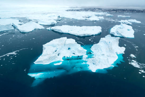 istock Massive Iceberg floating in Arctic Ocean in Greenland 1175088927