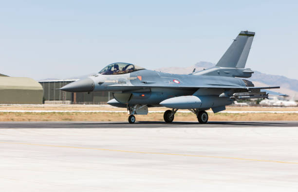istock F-16 Fighting Falcon Jet Fighter Taxiing 1175103082