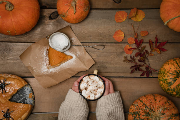 istock Pumpkin pie, traditional pie for Thanksgiving Day. 1175127993