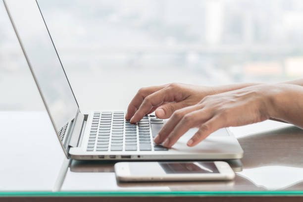 istock Digital lifestyle blog writer or business person using smart device working on internet communication technology 1175129881