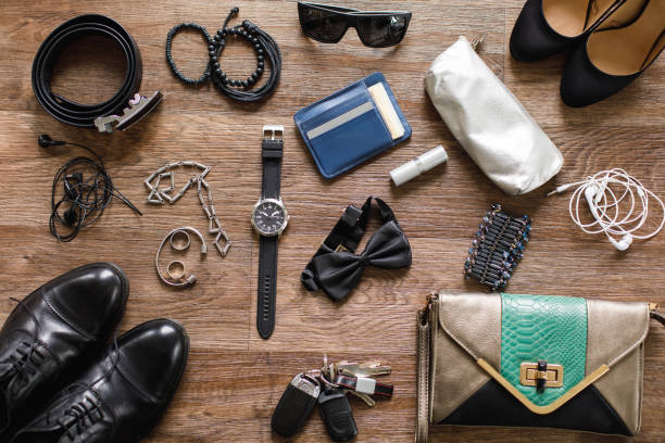 istock Necessities and personal possessions for an elegant night out 1175130003