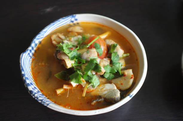 istock Spicy Chicken Soup Thai name isTom Yum Gai 1175146701
