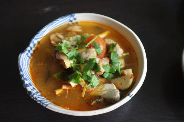 istock Spicy Chicken Soup Thai name isTom Yum Gai 1175146706