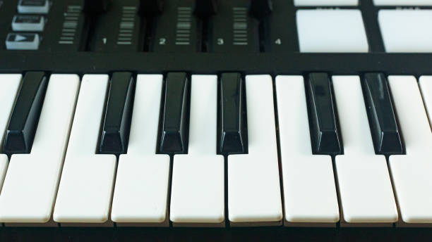 istock midi controller Sound Synthesizers device for music EDM producer. 1175153335