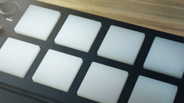istock midi controller Sound Synthesizers device for music EDM producer. 1175153355
