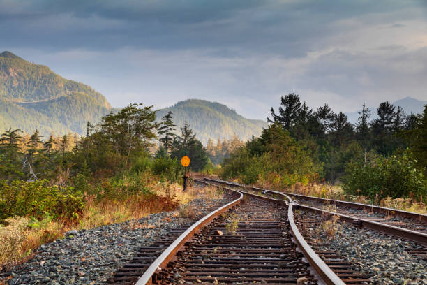Railroad Tracks stock photo