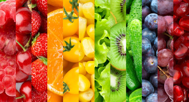 istock Fruits and vegetables. Vitamins. Fresh food 1175158336