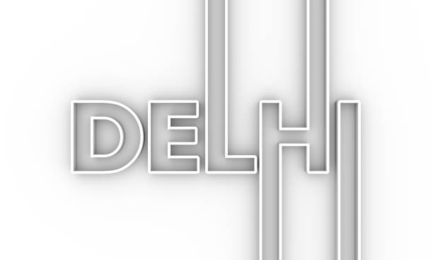istock Delhi city name. 1175161389