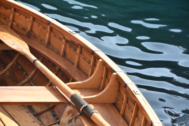 istock A wooden boat at sea 1175162515
