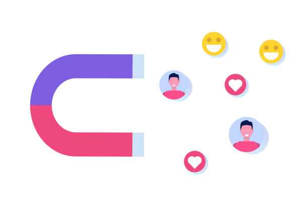 istock Influencer  digital marketing concept,  engaging with followers, social campaign. Vector illustration. 1175163583