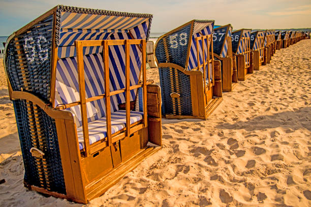 istock beach chairs at the Baltic Sea in Poland 1175169326