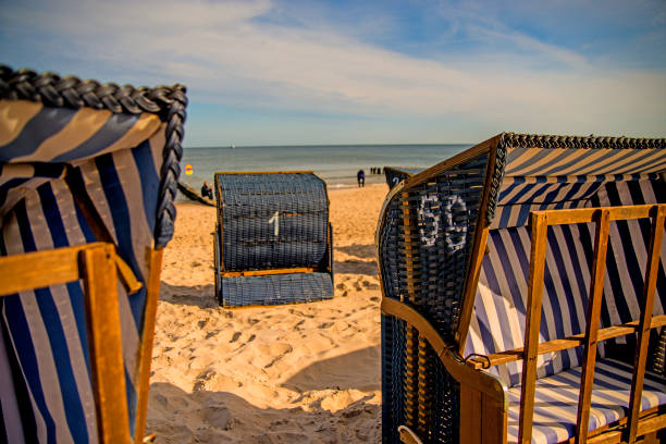 istock beach chairs at the Baltic Sea in Poland 1175170996