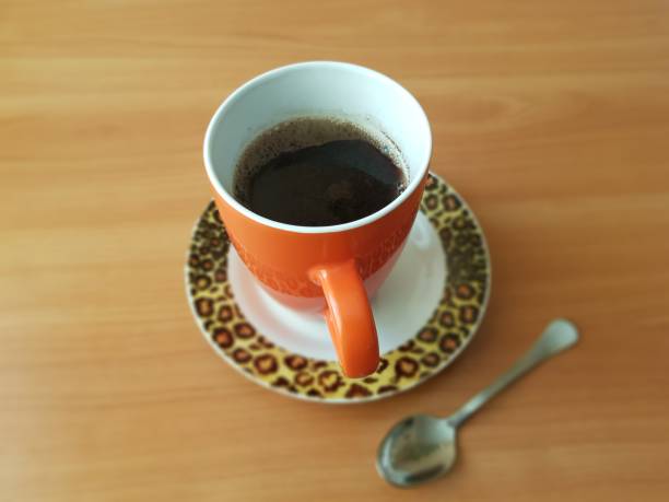 istock A cup of coffee on a saucer. 1175175911